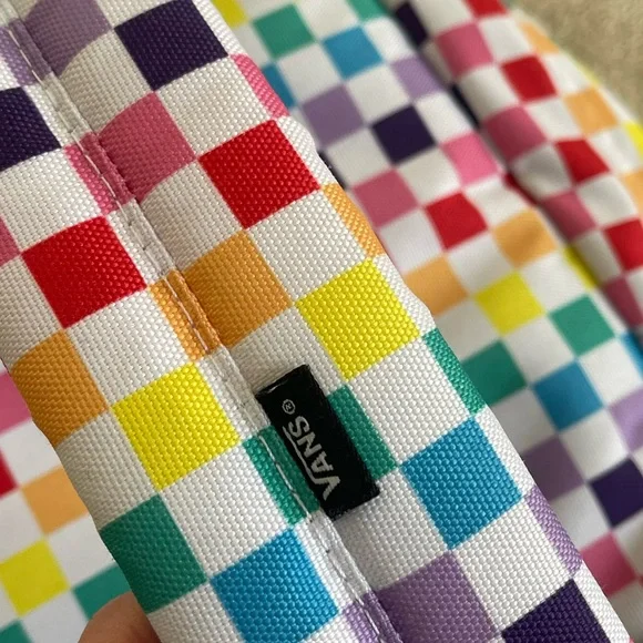 VANS Old Skool colorful checkerboard backpack new without tags happy maximalist - Picture 6 of 10